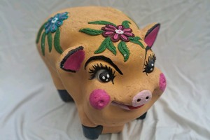 GIANT TERRICOTTA PIGGY BANK