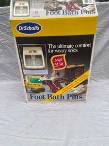 DR. SCHOLLS FOOT BATH PLUS MASSAGER