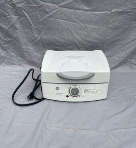 WHITE GE ELECTRIC GRIDDLE