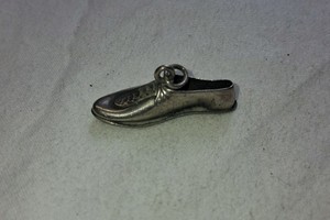 STERLING SILVER SHOE PENDANT, MARKED STERLING