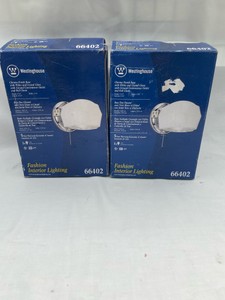2 BRAND NEW WESTINGHOUSE CLASSIC INDOOR WALL FIXTURE