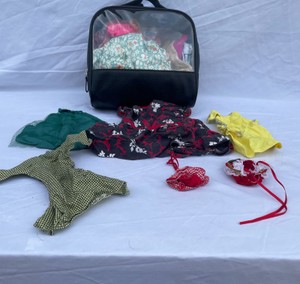CUTE VINTAGE HOMEMADE BARBIE AND DOLL CLOTHES