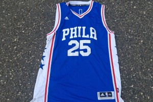 ADIDAS PHILADELPHIA BASKETBALL JERSEY SIZE 2X