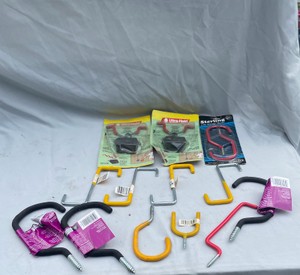 GARAGE STORAGE HOOKS AND UTILITY HANGERS