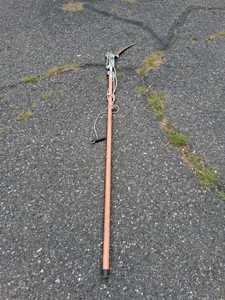 EXTENDABLE POLE SAW WITH THE CORD AND BLADE