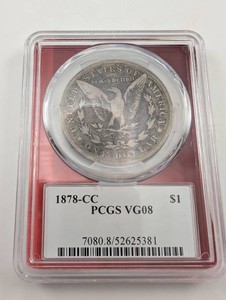 1878-CC Morgan Silver Dollar PCGS VG08