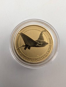 Australian Spotted Eagle Ray 2021 14oz Gold Coin