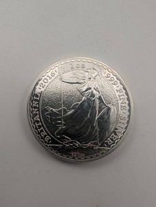 2016 Britannia 1 Oz .999 Fine Silver Coin