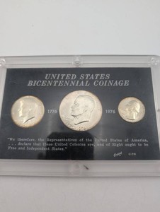 United States Bicentennial Coinage 3-Coin Set Capital C-76