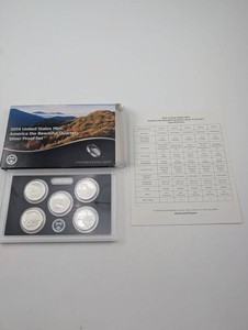 2014 United States Mint America the Beautiful Quarters Silver Proof Set