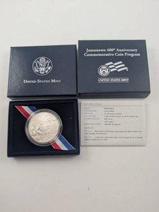 Jamestown 400th Anniversary Commemorative Silver Dollar 2007