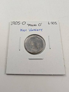 1905-O Barber Dime Micro O Key Variety