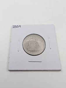 1854 Seated Liberty Dime