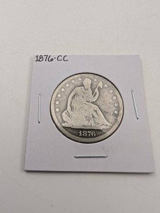 1876-CC Seated Liberty Half Dollar