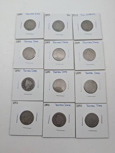Liberty Head V Nickel Lot