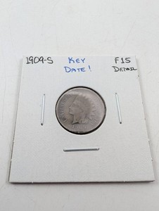 1909-S Indian Head Cent Key Date