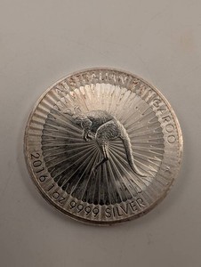 2016 Australia 1 Oz 999 Silver Kangaroo Dollar Coin