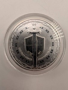 2023 Two Dollar One Troy Ounce .9999 Fine Silver Coin