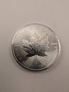 2025 Canada Maple Leaf 1 Oz Fine Silver Coin
