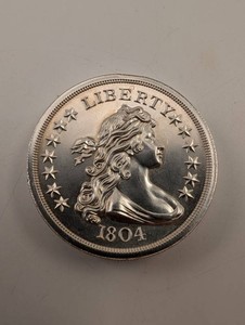 1804 Liberty Silver Round 2 Troy Oz .999 Fine