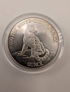 999 Fine Silver One Troy Ounce Jesus Christ Christmas Coin