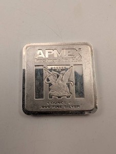 APMEX 1 Oz .999 Fine Silver Bar AV476082