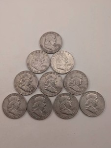 Franklin Half Dollars (Lot of 10)