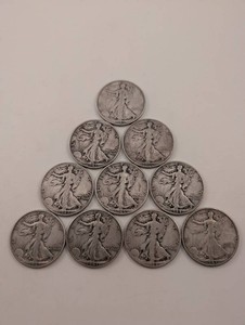 Vintage Walking Liberty Half Dollars (Lot of 10)