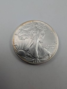 1989 American Silver Eagle 1 Oz Fine Silver Dollar