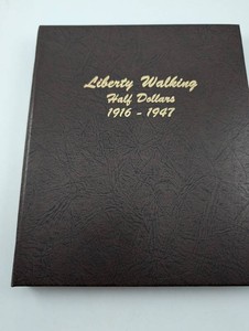 Walking Liberty Half Dollars Coin Album 1916-1947 Includes All Dates