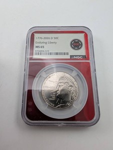 NGC Enduring Liberty 1776-2026 D 50C MS65 Half Dollar