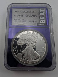 2014 American Silver Eagle NGC PF70 Ultra Cameo