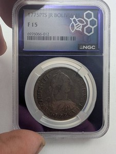 1775 Spanish Colonial Coin NGC F15