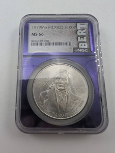 1979 Mo Cien Pesos NGC MS 66