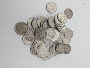 Vintage 90% Silver Roosevelt Dimes (Lot of 50)