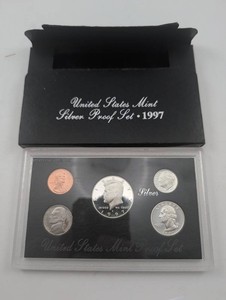 1997 United States Mint Silver Proof Set 5-Coin
