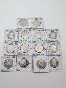 Kennedy Half Dollar Proof & Cameo Lot (Lot of 14)