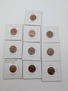 1960-D Small Date Lincoln Memorial Cents Uncirculated (Lot of 10)