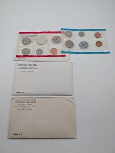 1969 Treasury Department Assay Office Coin Holders (Lot of 5)