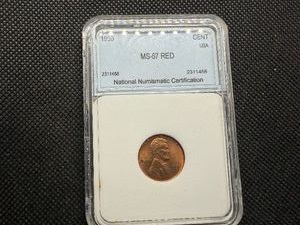1950 1C NNC MS67 Red