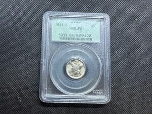 1941 S 10C PCGS MS64 FB