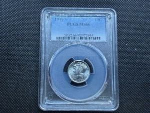 1941 S 10C PCGS MS66