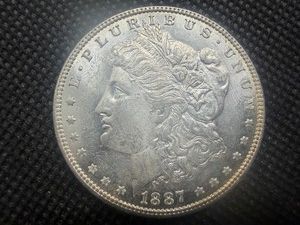 1887 Morgan Silver Dollar