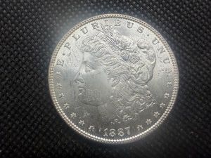1887 Morgan Silver Dollar