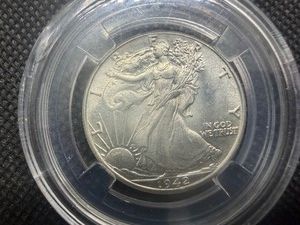 1942 Walking Liberty Silver Half Dollar