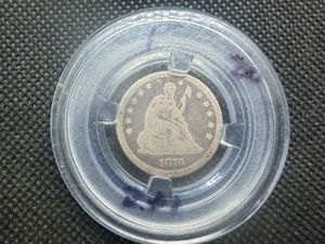 1876 Seated Liberty Quarter