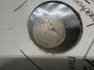 1838 Seated Liberty Half Dime