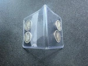 Two 1916 And Two 1919 Mercury Dimes