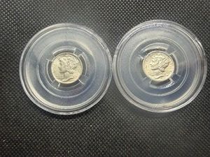 Two 1940 Silver Mercury Dimes