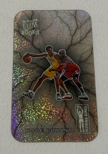 Kobe Bryant Mini RC w Michael Jordan 1996-97 Fleer Ulta Scoring Kings #6 Rookie Basketball Card